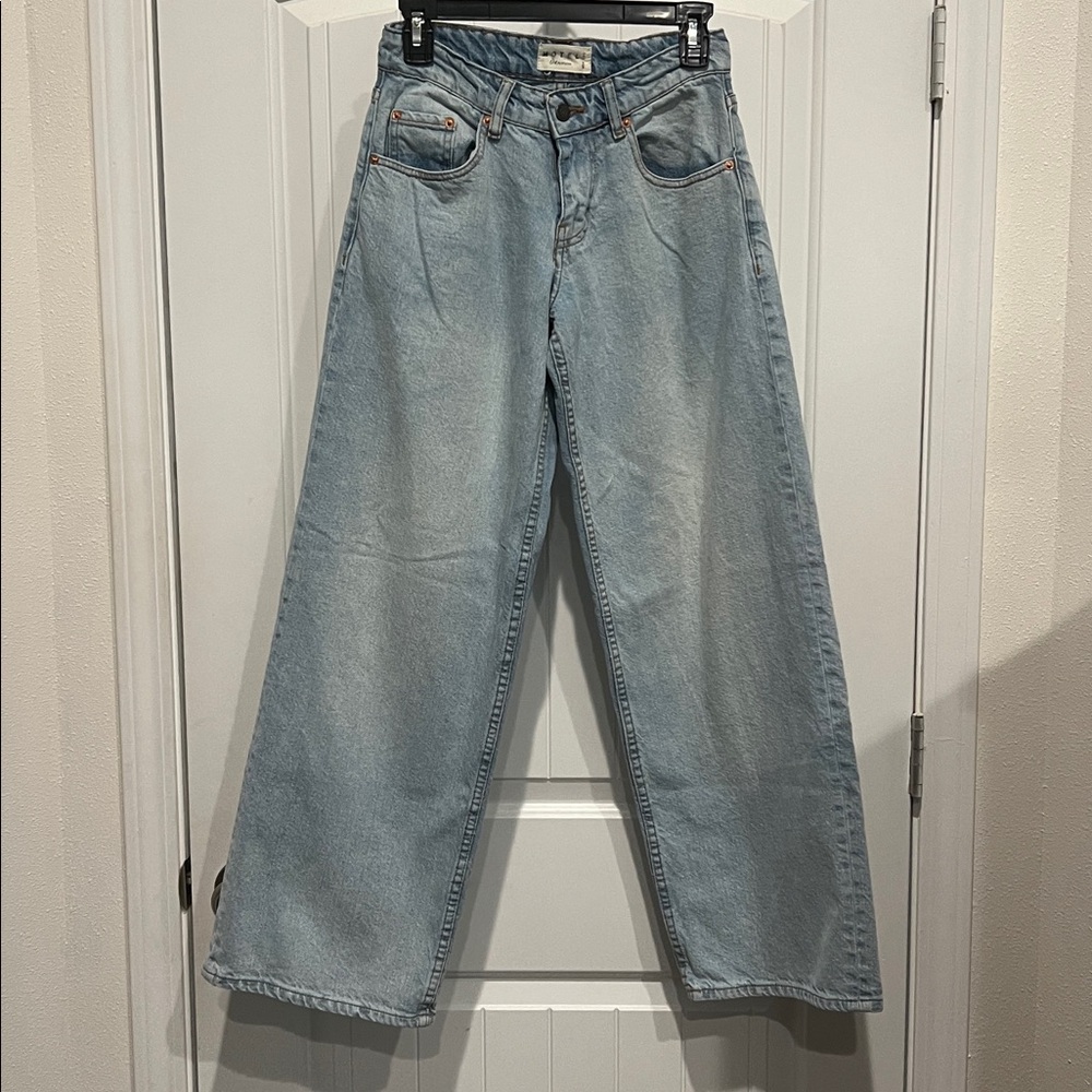 Motel Rocks Denim Jeans in Light Blue